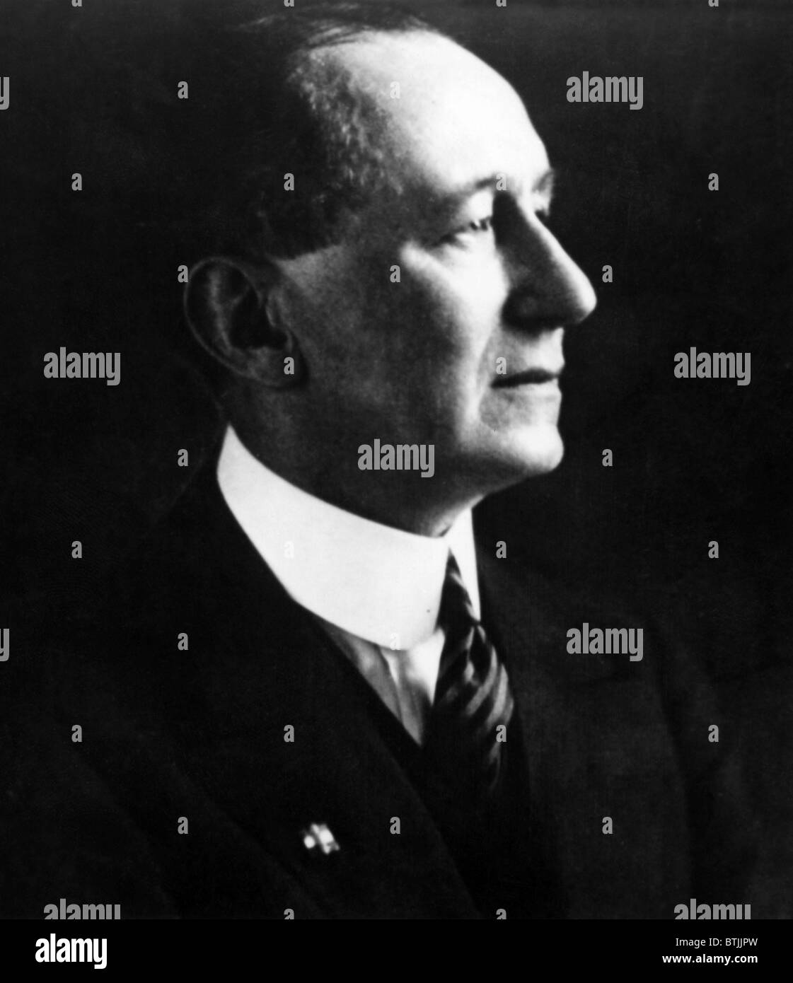 Guglielmo Marconi (1874-1937), italienischer Erfinder des Telegraphen Funksystems, c. 1920's. Stockfoto