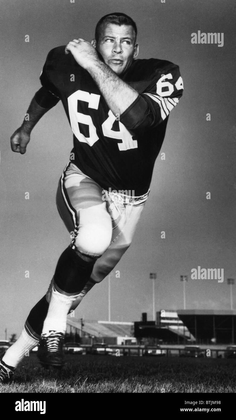 Football-Spieler, Jerry Kramer, ca. 1960. Höflichkeit: CSU Archive/Everett Collection. Stockfoto