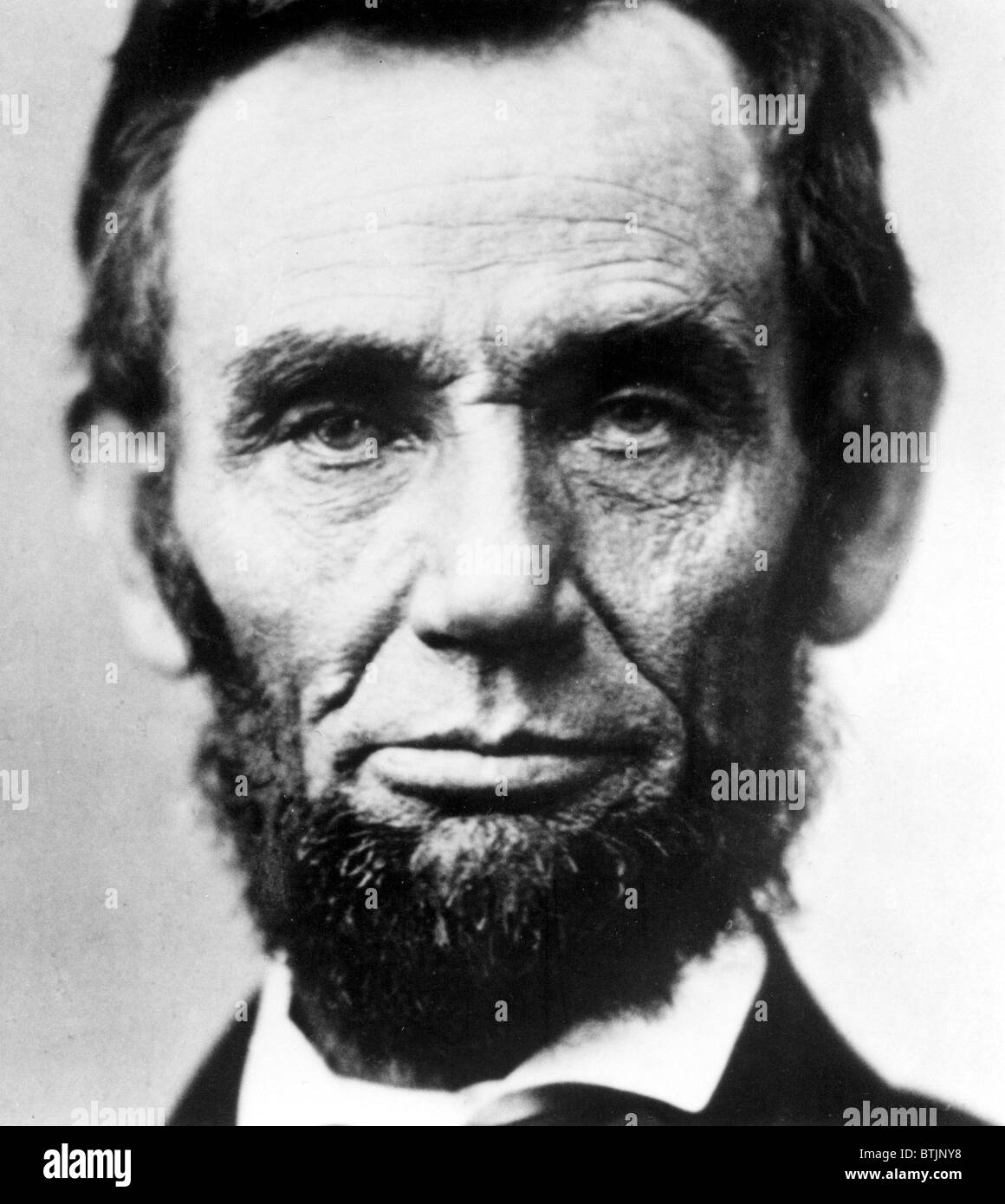 Abraham Lincoln 1863 Stockfoto