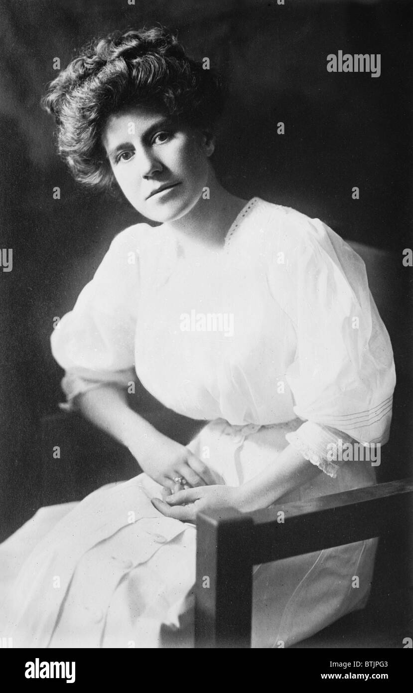 Frau Woodrow Wilson (Ellen Louise Axson, 1860-1914) Wilsons erste Frau, die im zweiten Jahr seiner Präsidentschaft im Jahre 1914 starb. Stockfoto