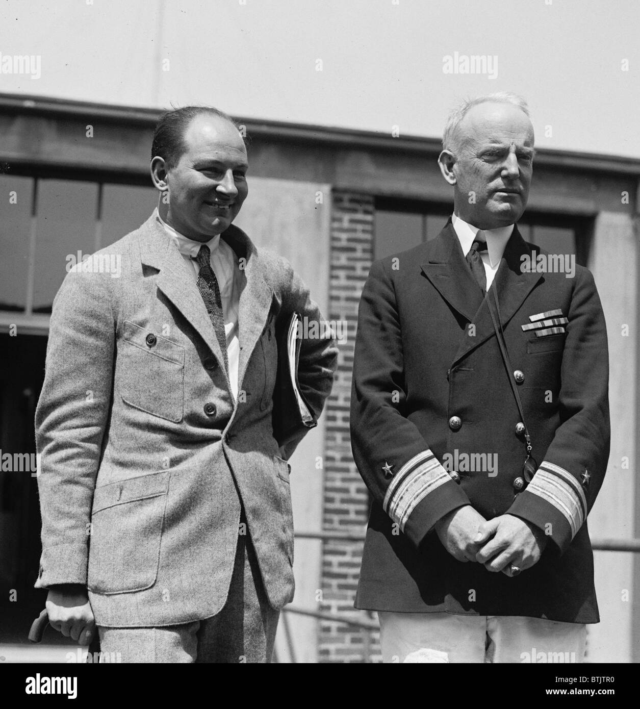 Anthony Herman Gerard Fokker (1890-1939), niederländische Luftfahrt-Pionier, bereitgestellten Flugzeuge für die US Army Air Force nach WW ich.  Er ist mit Stockfoto