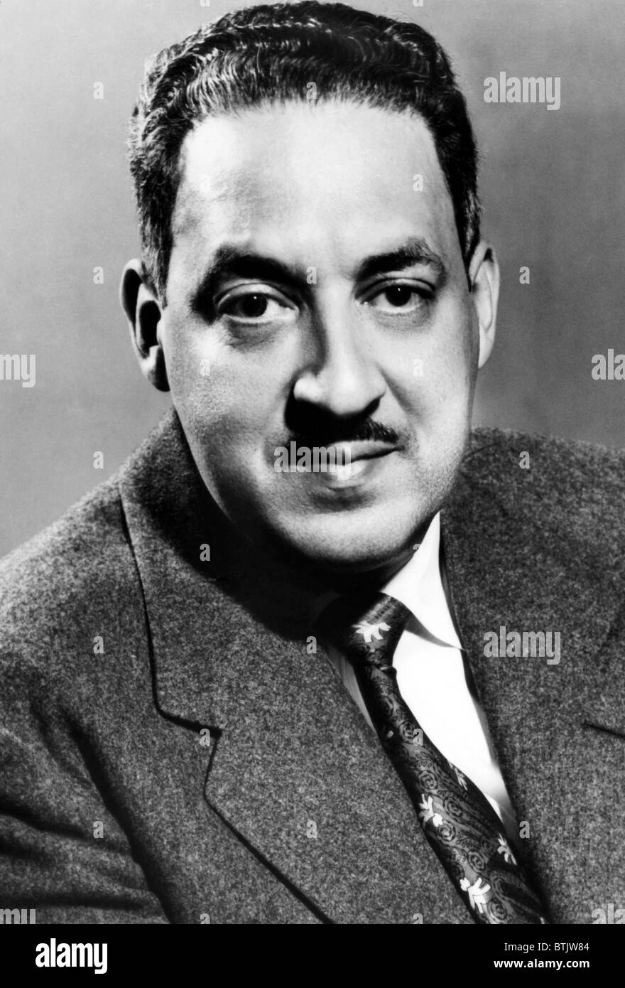 Thurgood Marshall (1908 – 1993), Associate Gerechtigkeit an den obersten Gerichtshof der Vereinigten Staaten von 1967 bis 1991, ca. 1960. Stockfoto