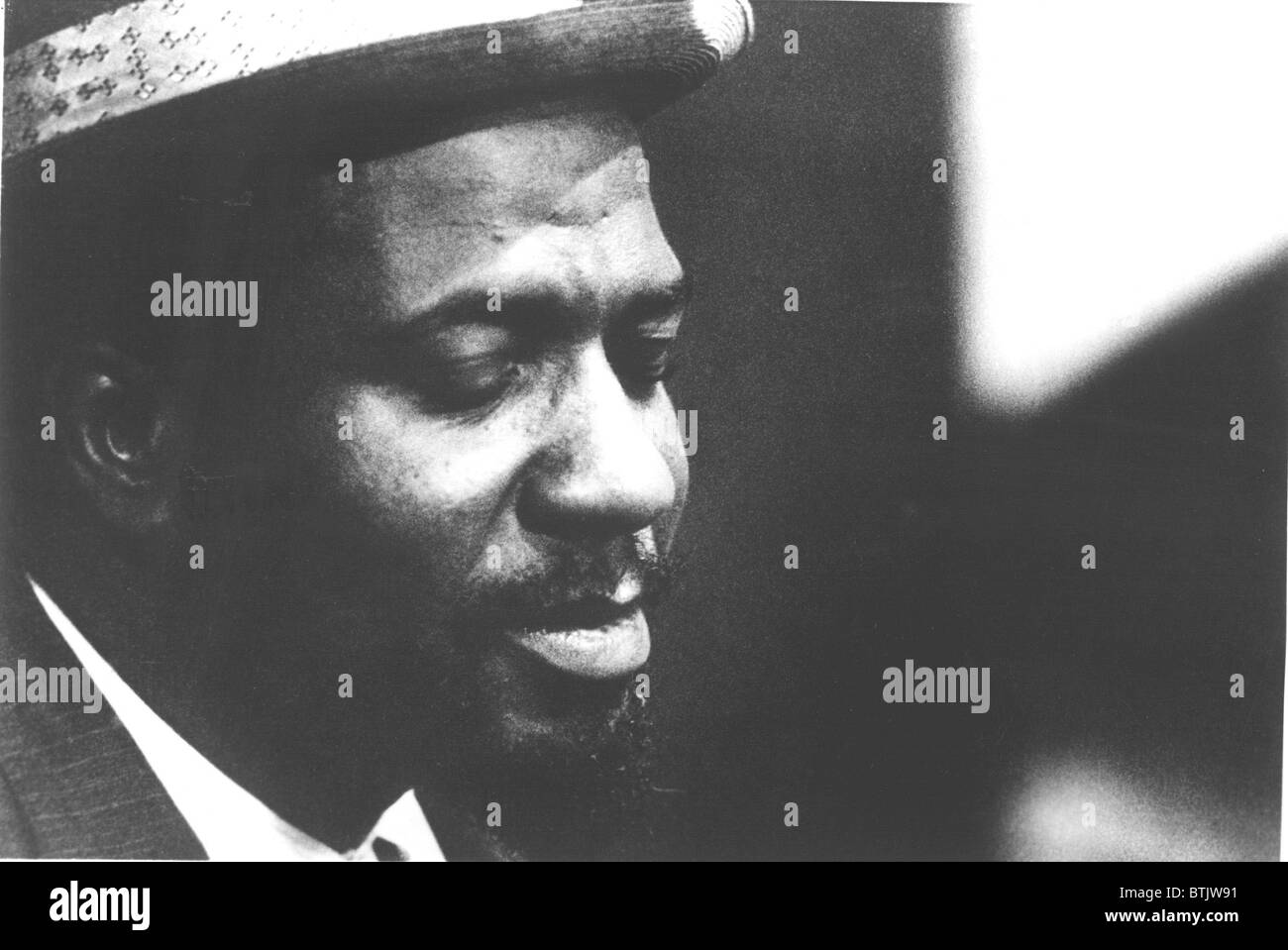 Jazz-Pianist Thelonius Monk (1917 – 1982), Foto: 1959 Stockfoto