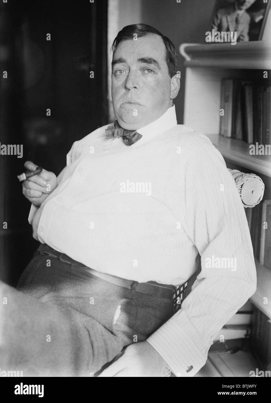 Irvin S. Cobb (1876-1944), US-amerikanischer Journalist, Erzähler und Schauspieler. Einige seiner humorvollen Geschichten in Kentucky wurden verfilmt, "Peck es Bad Boy" (1921), "Richter Priest'(1934), und"Die Frau beschuldigt"(1933). Moderierte er die Oscarverleihung 1935 Stockfoto
