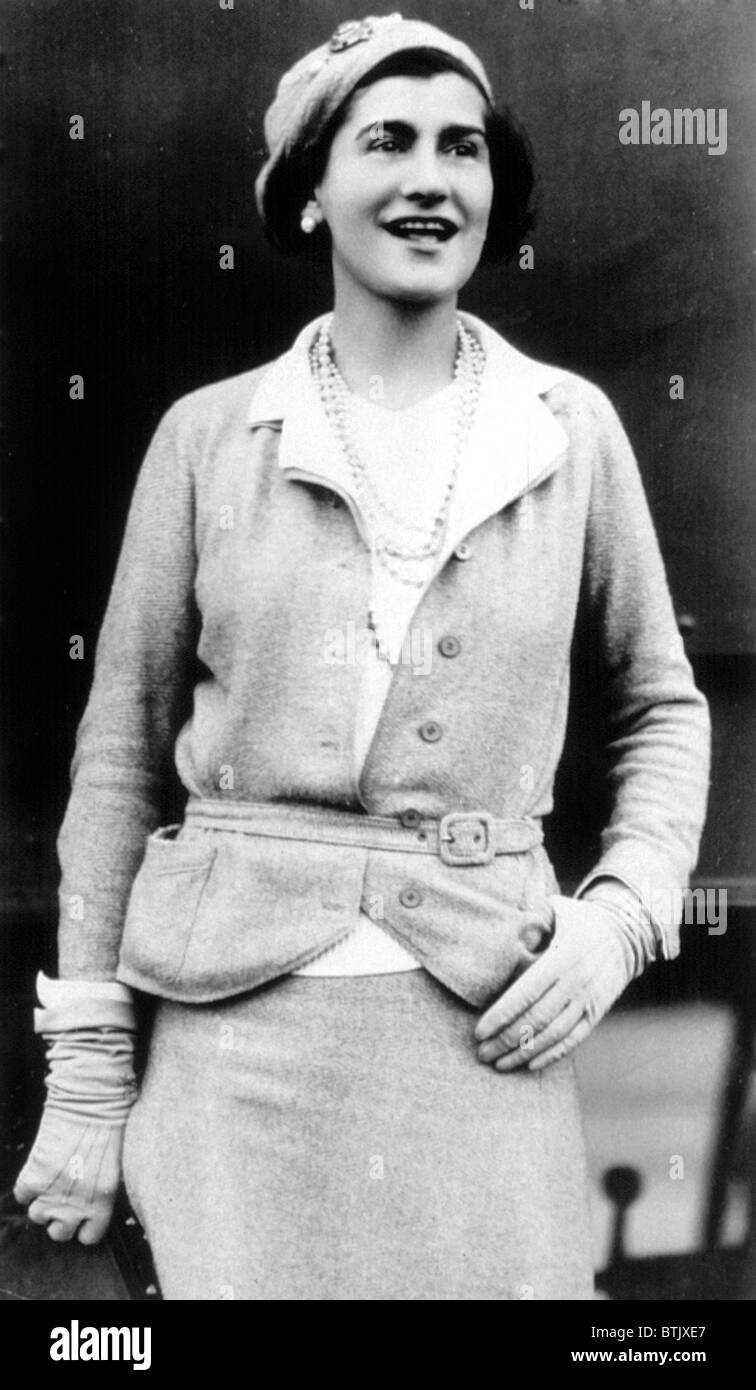 Gabrielle "Coco" Chanel, 1936 Stockfoto