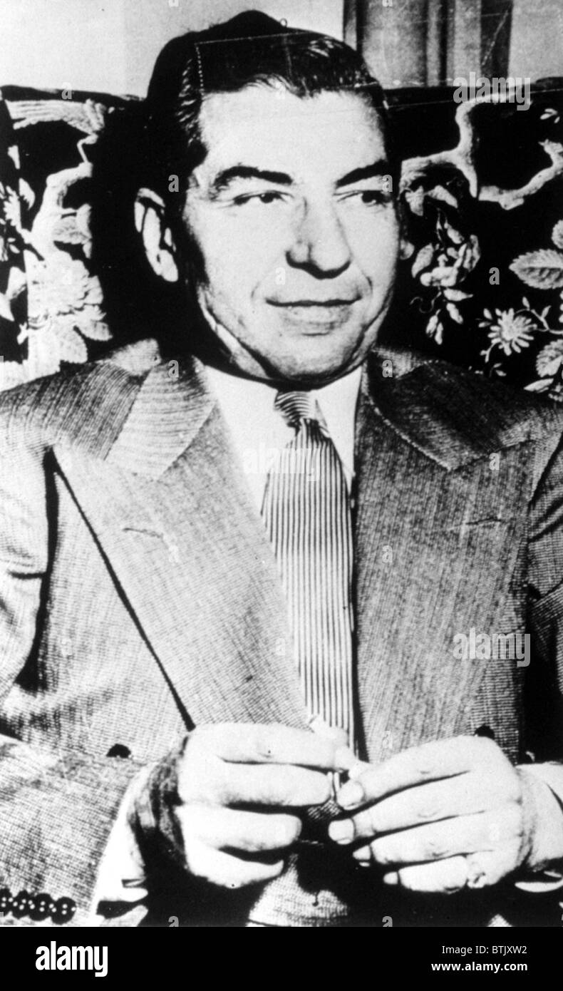 Charles Lucky Luciano, ca. 1940er Jahre Stockfoto