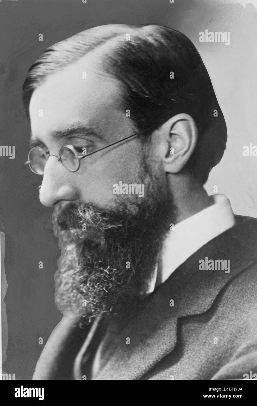 Lytton Strachey (1880-1932) englische Biograph der Bloomsbury Gruppe zugeordnet und am besten bekannt für "herausragende Victorians'(1918). Stockfoto