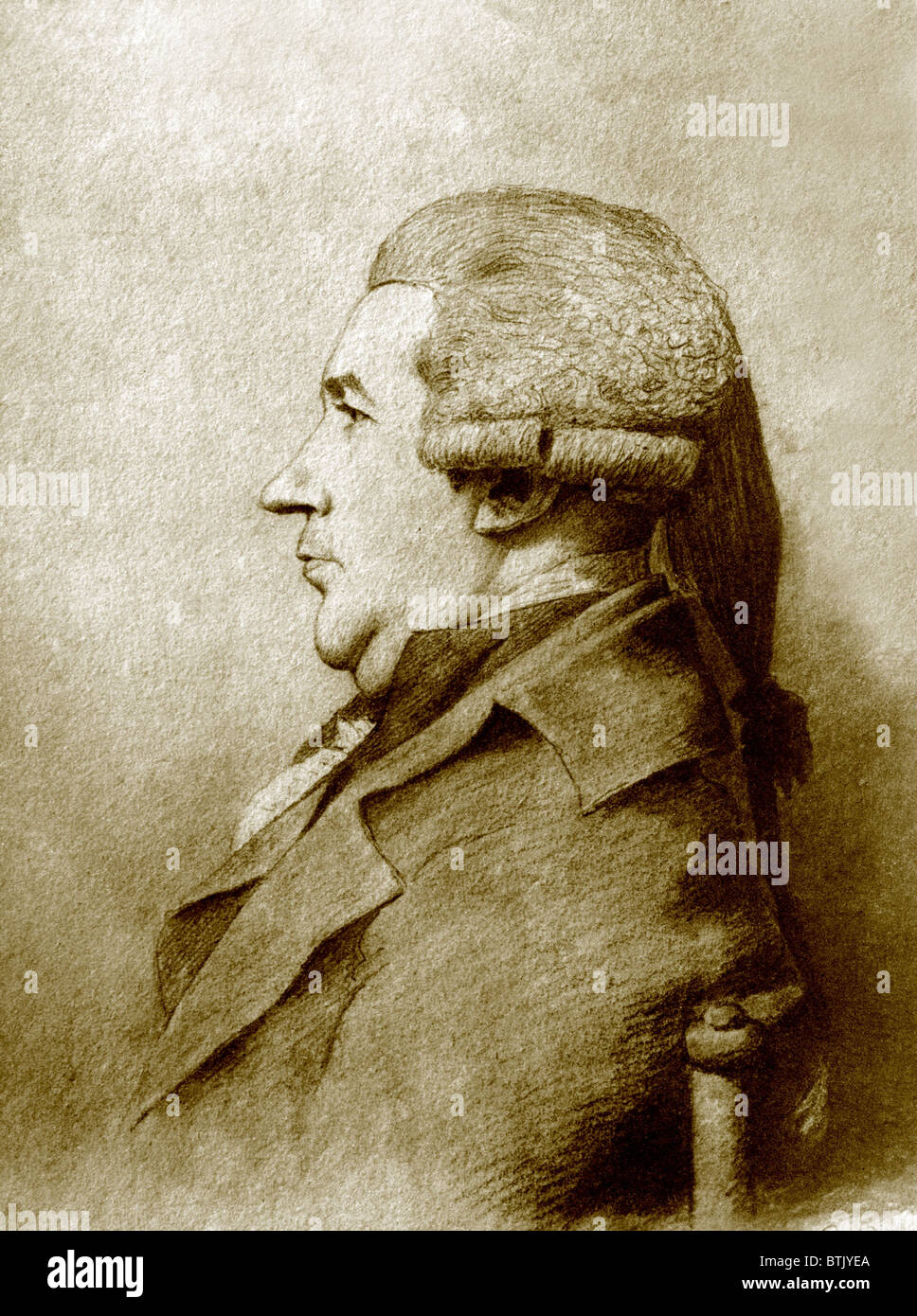 James Boswell (1740-1795), Autor von das Leben von SAMUEL JOHNSON, einer der größten englischen Schriftsteller des 18. Jahrhunderts. Stockfoto