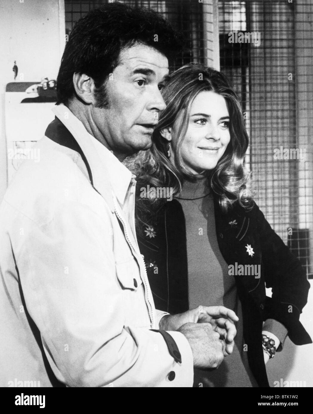 DIE ROCKFORD FILES, James Garner, Lindsay Wagner, 1974-1980. Stockfoto