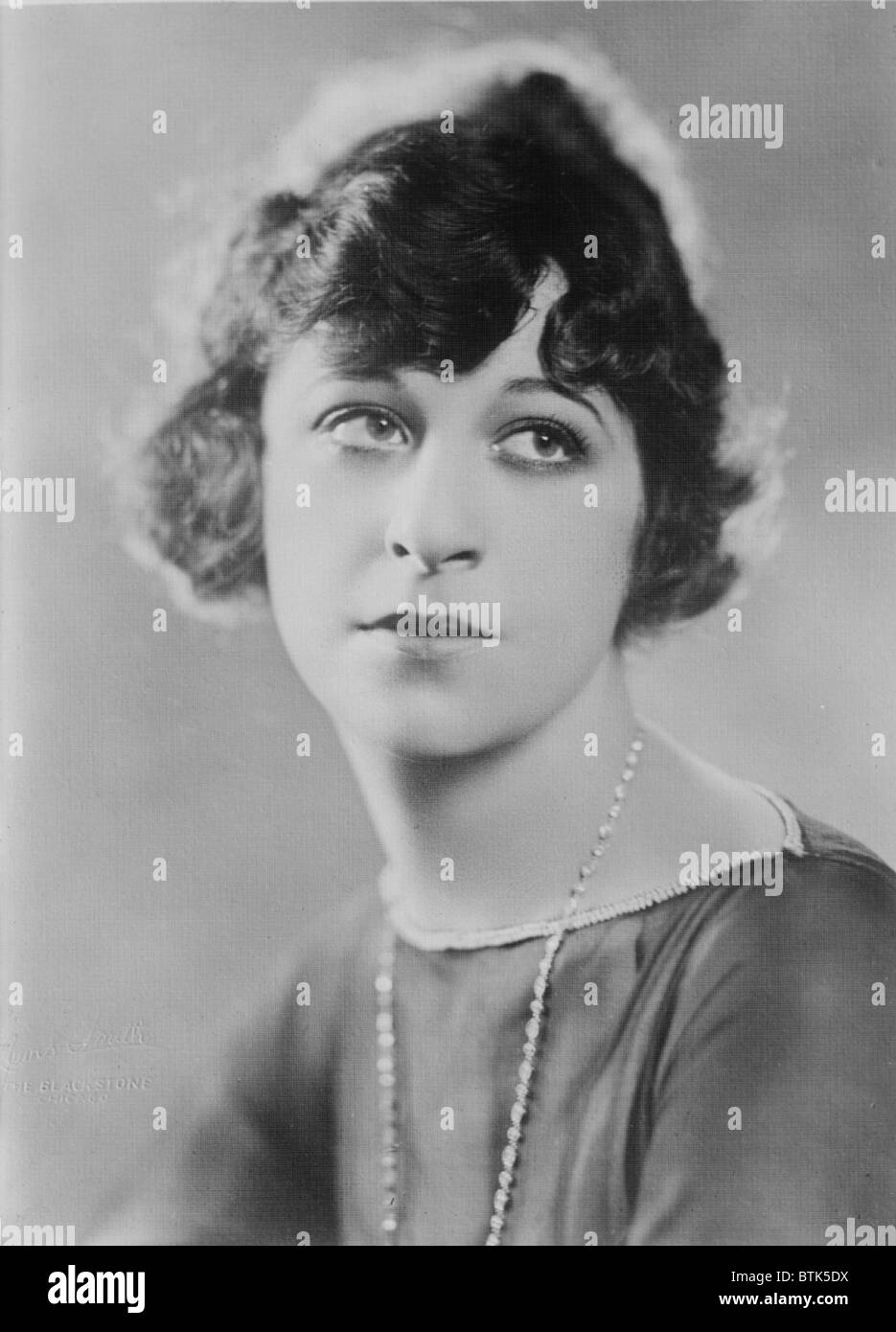 Fanny Brice (1891 – 1951), US-amerikanische Komikerin und erfahrener Sänger in frühen Porträt. Brice ist seit zwei Jahrzehnten in den Ziegfeld Follies durchgeführt. Nach 1930 trat sie für Radio und Filme. Ca. 1910. Stockfoto