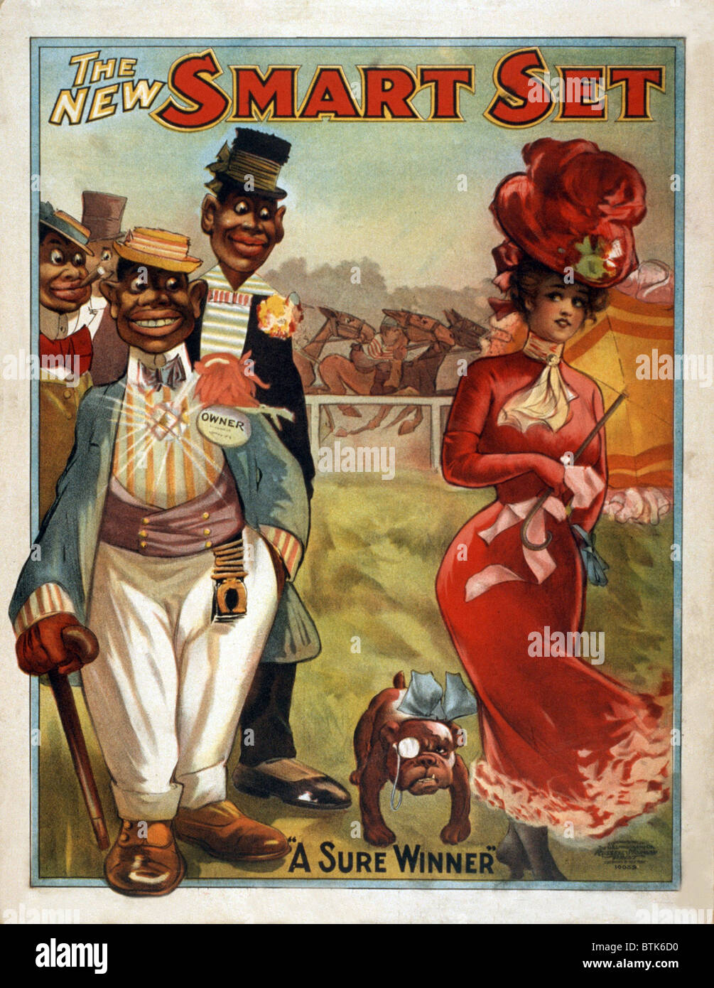 Der neue Smart Set. Varieté, unter der Leitung von afroamerikanischen Künstler S. H. Dudley. Plakat, 1906 Stockfoto