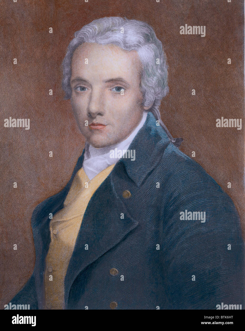 William Wilberforce (1759-1833), britischer Politiker und Abolitionist, führen die Bewegung, Sklavenhandel 1807 zu beenden.  Die Wilberforce Stockfoto