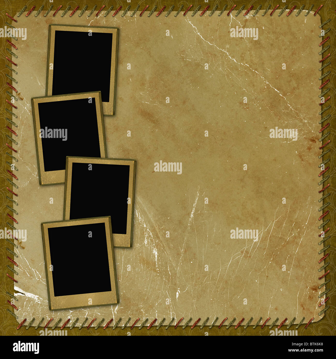 Hintergrund mit Rahmen Stockfoto