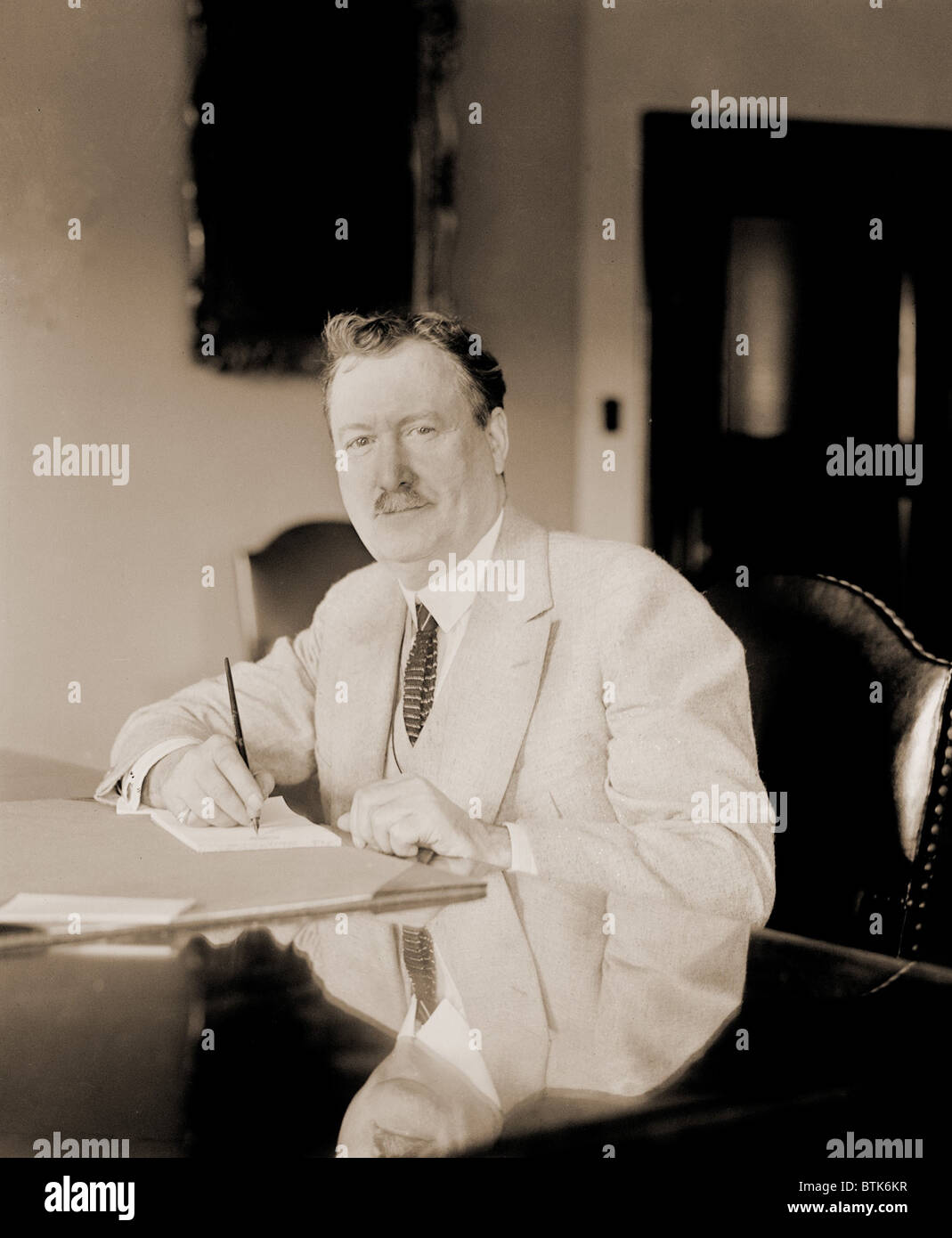 William "Billy" Burns (1861 – 1932), als die neu ernannten Direktor des Bureau of Investigation (jetzt das FBI) auf 22. August 1921. Stockfoto