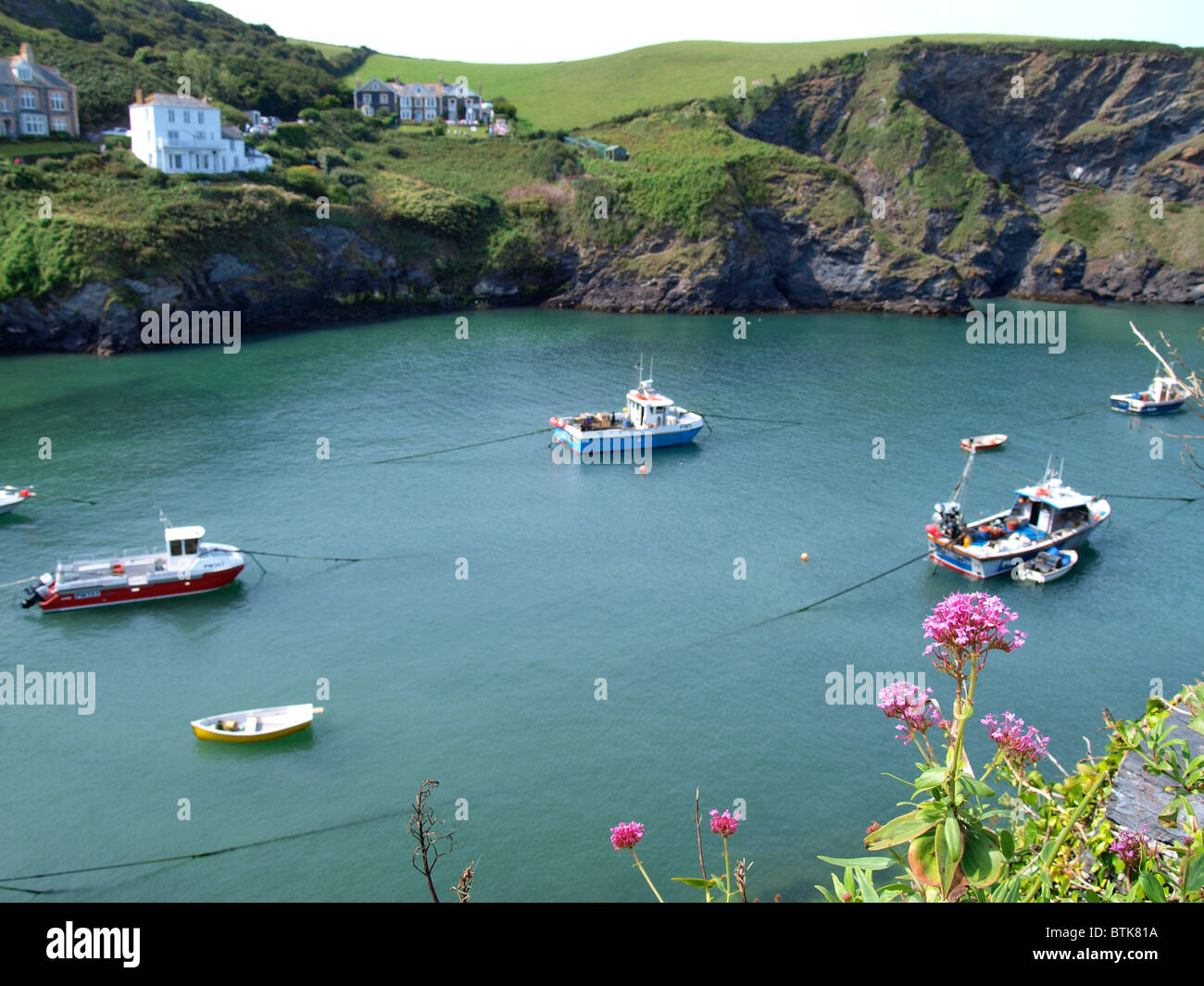 Port Isaac, Cornwall, auch bekannt als Port Wenn im TV-Programm Doc Martin, UK Stockfoto