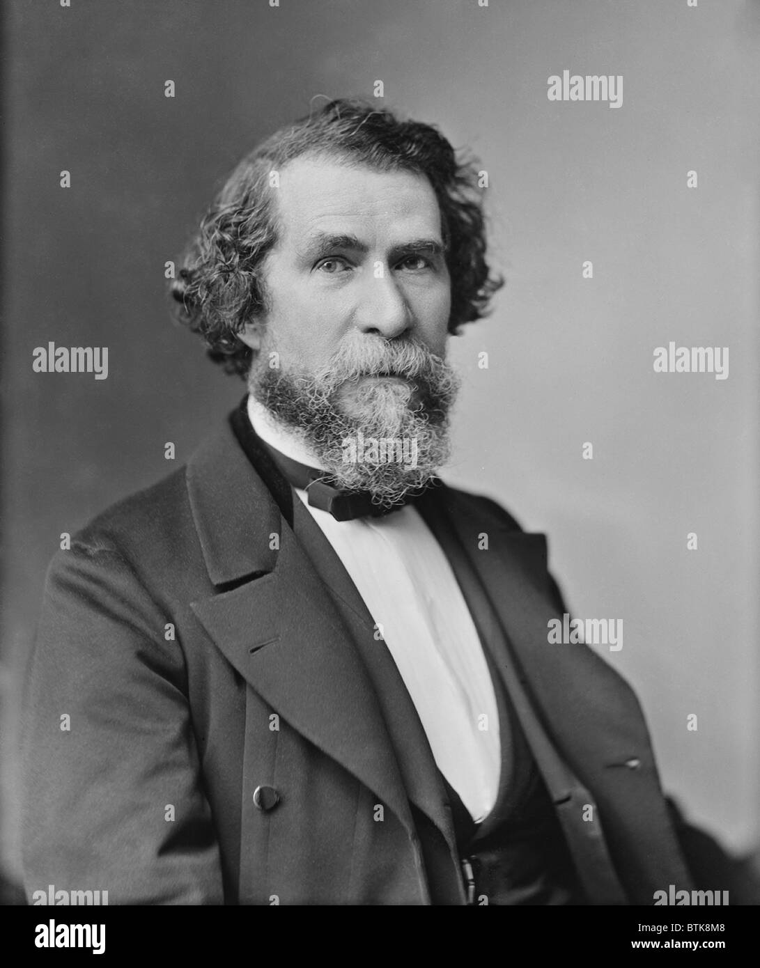 George P. A. Healy (1813 – 1894), US-amerikanischer Maler war einer der erfolgreichsten und produktivsten Portraitmaler des Mitte des 19. Jahrhunderts. 1860-Porträt von Mathew Brady Studio. Stockfoto
