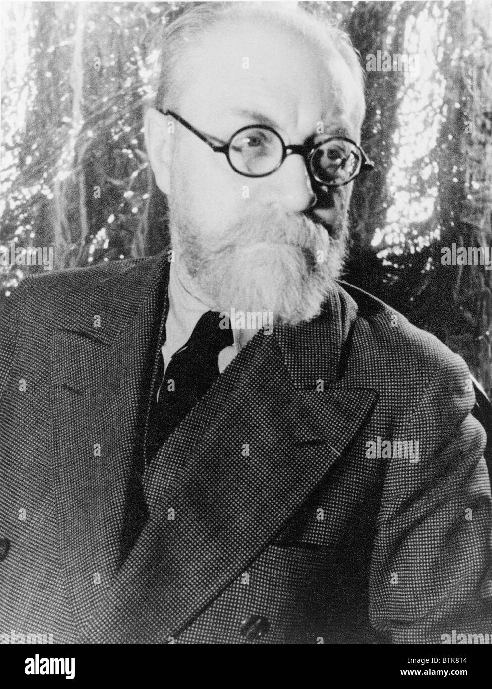 Henri Matisse (1869-1954), französischer Maler und Grafiker, bekannt für seine ausdrucksstarke Verwendung von Farbe.  1933-Porträt von Carl Van Vechten. Stockfoto