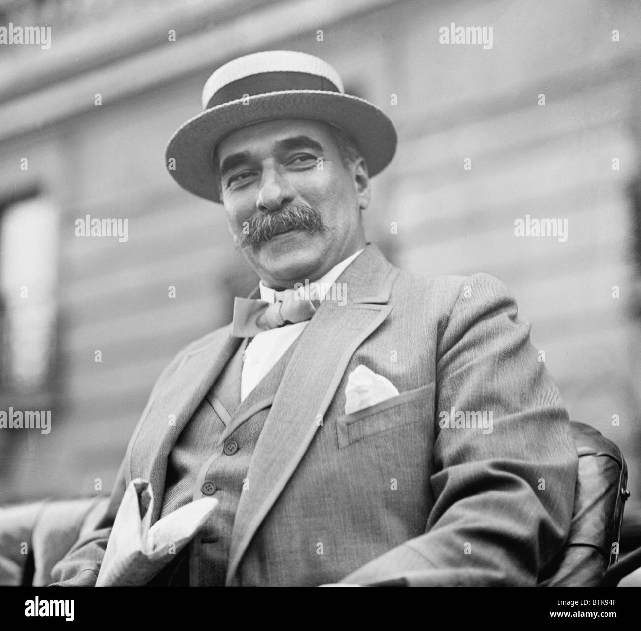 Davis Lamar, "The Wolf of Wall Street" war ein Hochstapler Ordensbruder, Imitator und allgemeine Wall Street Ärgernis. 1913. Stockfoto