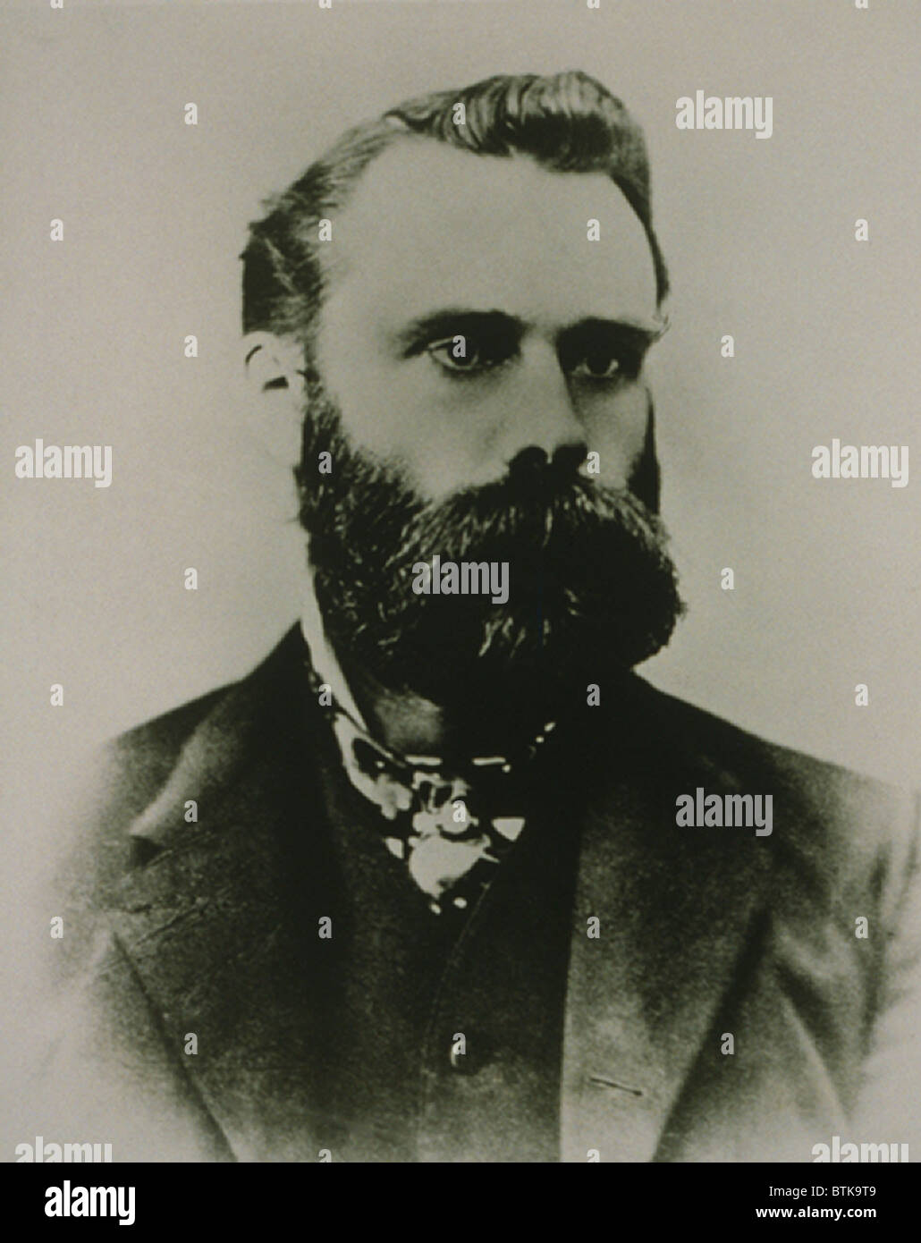 Charles H. Dow (1851-1902), einer der Gründer von Dow Jones & Co., der berühmte Dow Jones Industrial Average 1896 erfand. Während sein Partner, Edward Jones, auch benannt wurde Dow Index der alleinige Schöpfer. Ca. 1900 Stockfoto