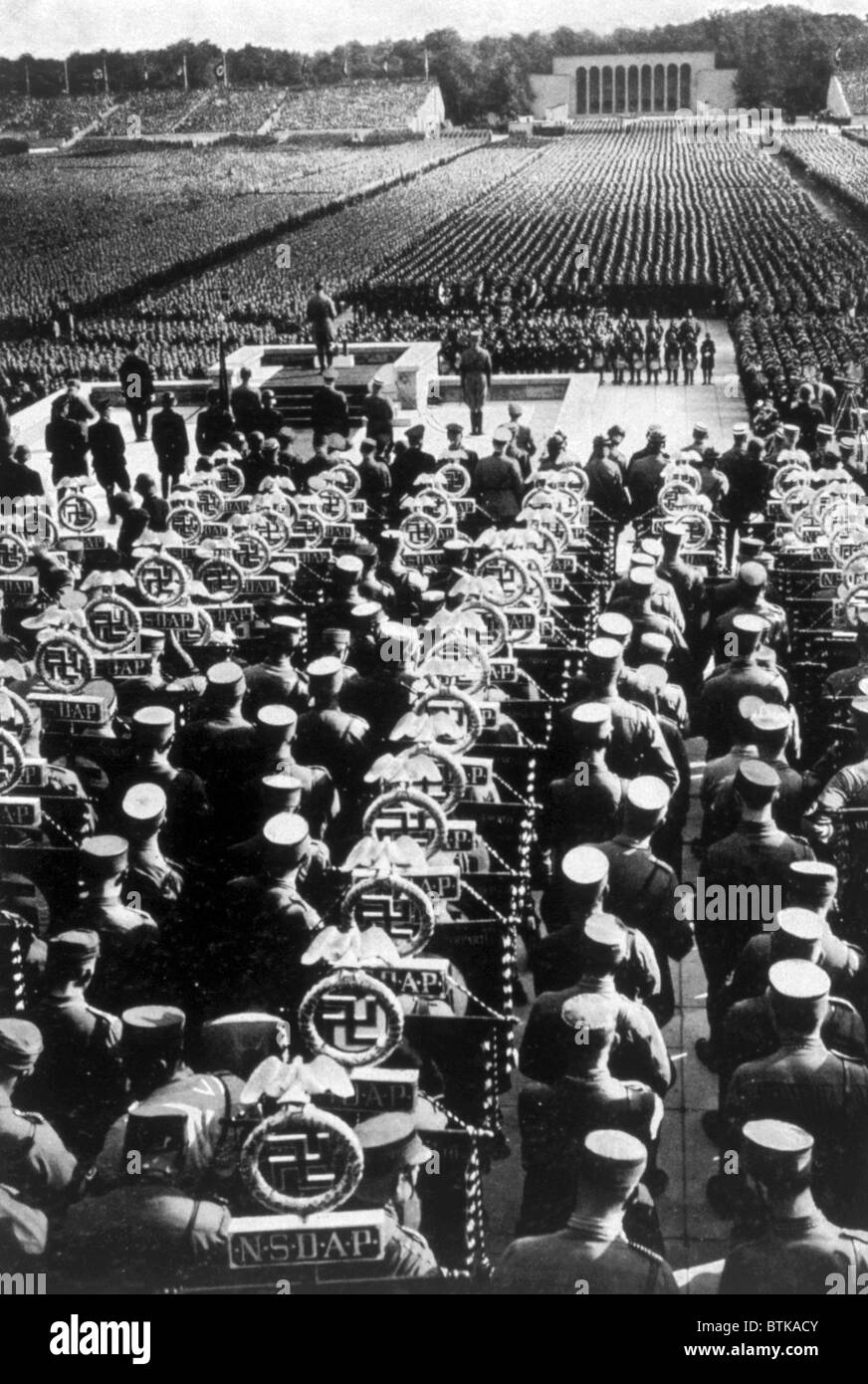Nazi-Deutschland, Reichsparteitag (Nürnberg Rallye), Nürnberg, 1935. Stockfoto