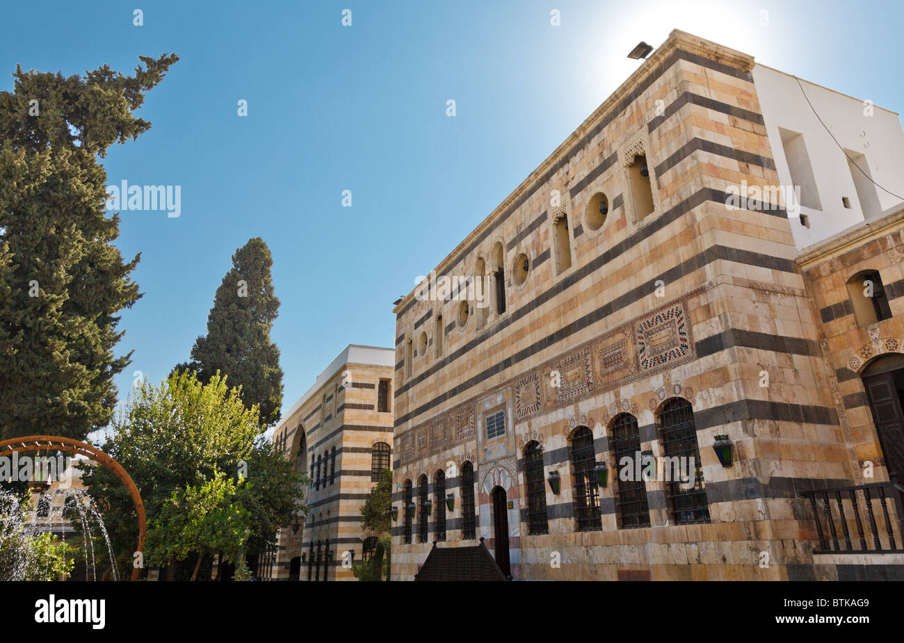 Azem Palast in der Altstadt von Damaskus, Syrien Stockfoto