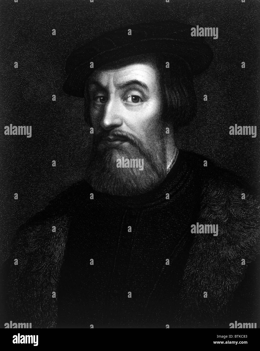 Hernando Cortez (aka Hernando Cortes) (1485-1547) Stockfoto