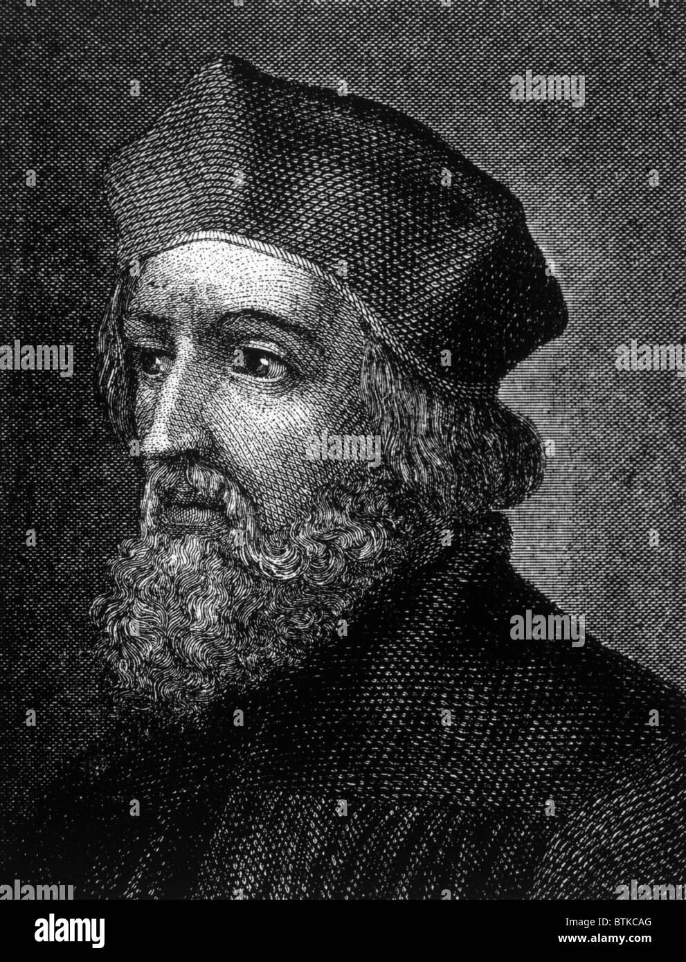 Jan Hus (ca. 1369-1415) Stockfoto