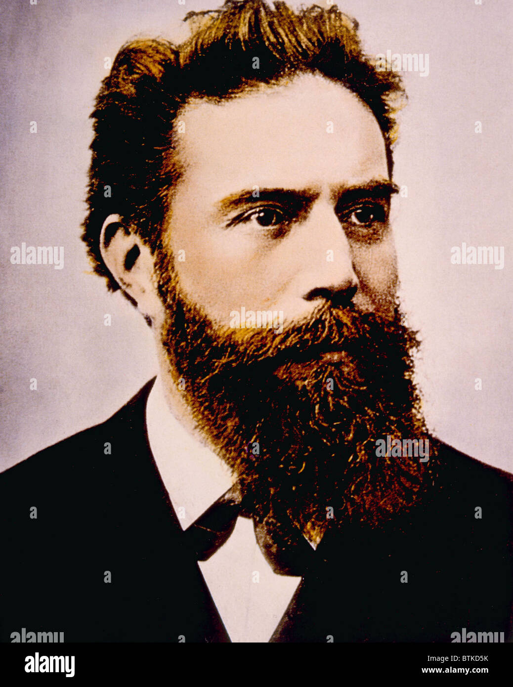 Wilhelm Conrad Rontgen (1845-1923) Stockfoto