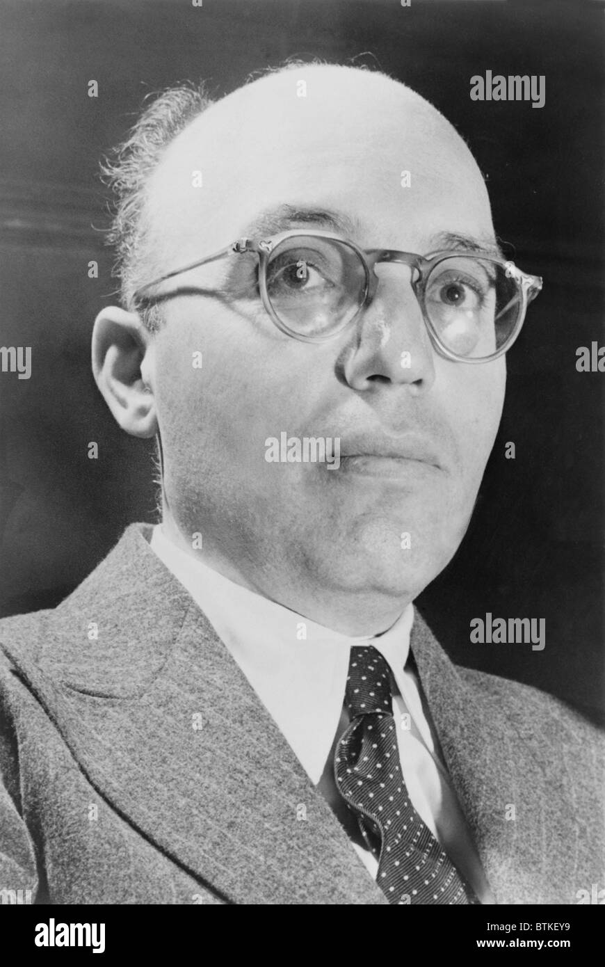 Kurt Weill (1900-1950), deutscher Komponist am bekanntesten für die Dreigroschenoper (1928) und die empfohlene Lied, MACK THE KNIFE. Weill Stockfoto