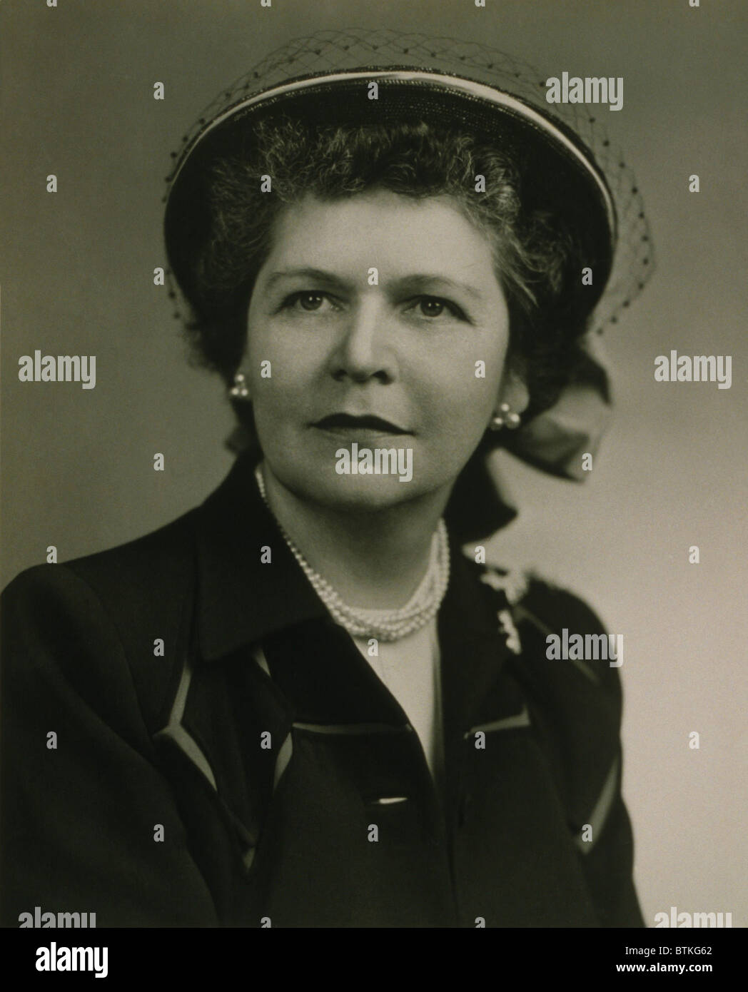 Georgien Neese Clark Gray (1900 – 1995), war die erste Frau Schatzmeister der Vereinigten Staaten, darunter von 1949 bis 1953. Stockfoto