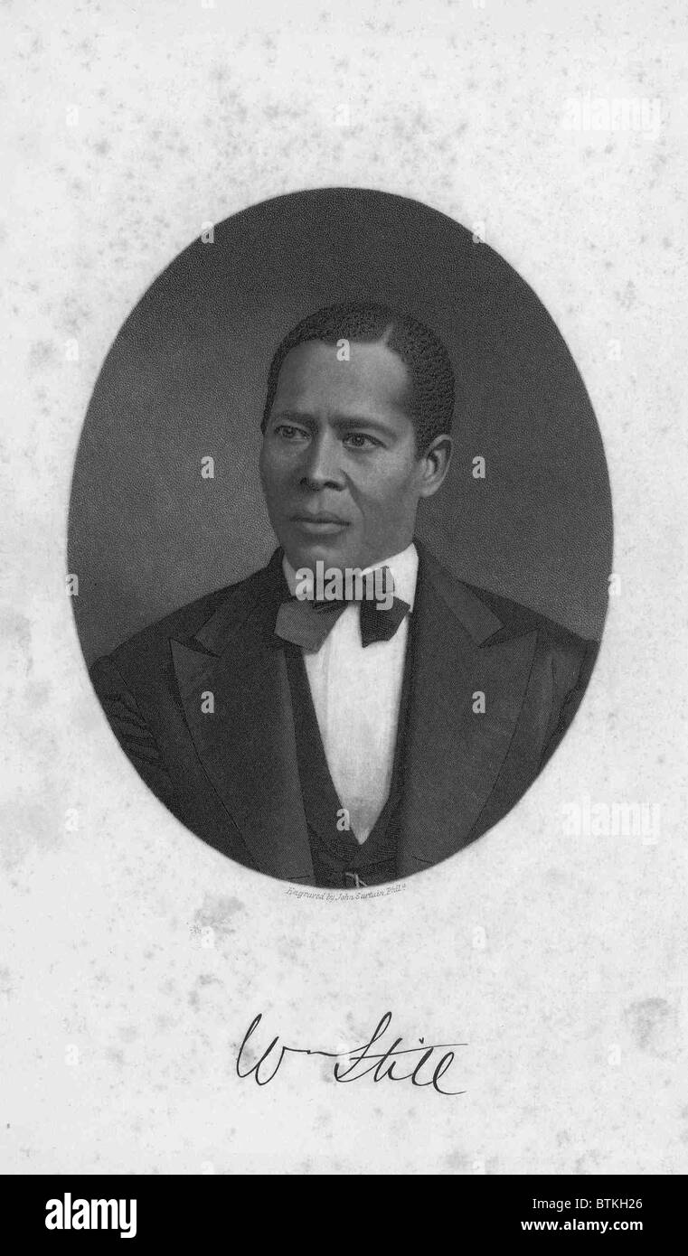 William Still (1821-1902), Abolitionist und Autor von THE UNDERGROUND RAILROAD, seinem 1872 Konto der Underground Railroad Operationen in Pennsylvania vor dem amerikanischen Bürgerkrieg. Stockfoto