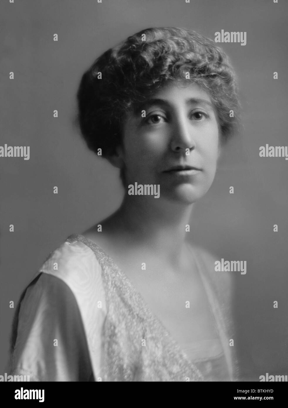 Jeannette Rankin (1880 – 1973), erste Frau Mitglied des US-Kongresses (1917 – 19, 1941 – 43), Stockfoto