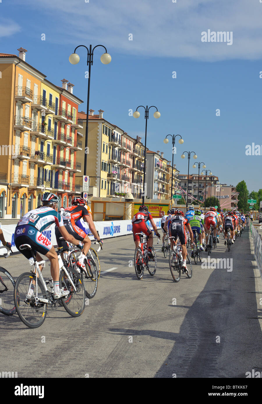 Giro d ' Italia Italien Porto Recanati Stockfoto