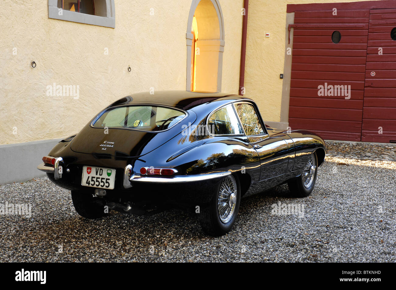 Jaguar E Typ 4,2 1964 Stockfoto