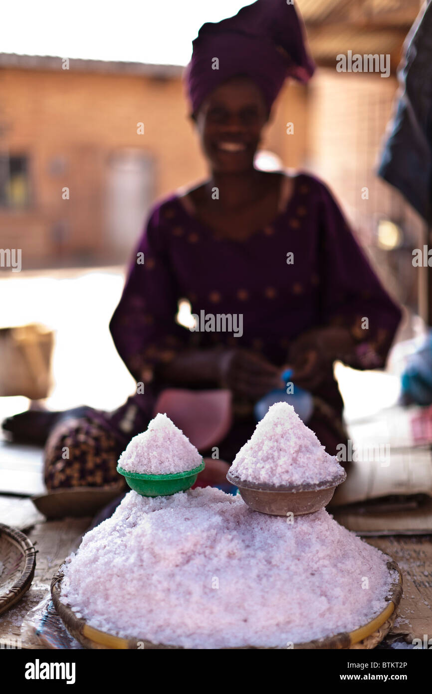 Rosa Salz aus Malawi Stockfoto