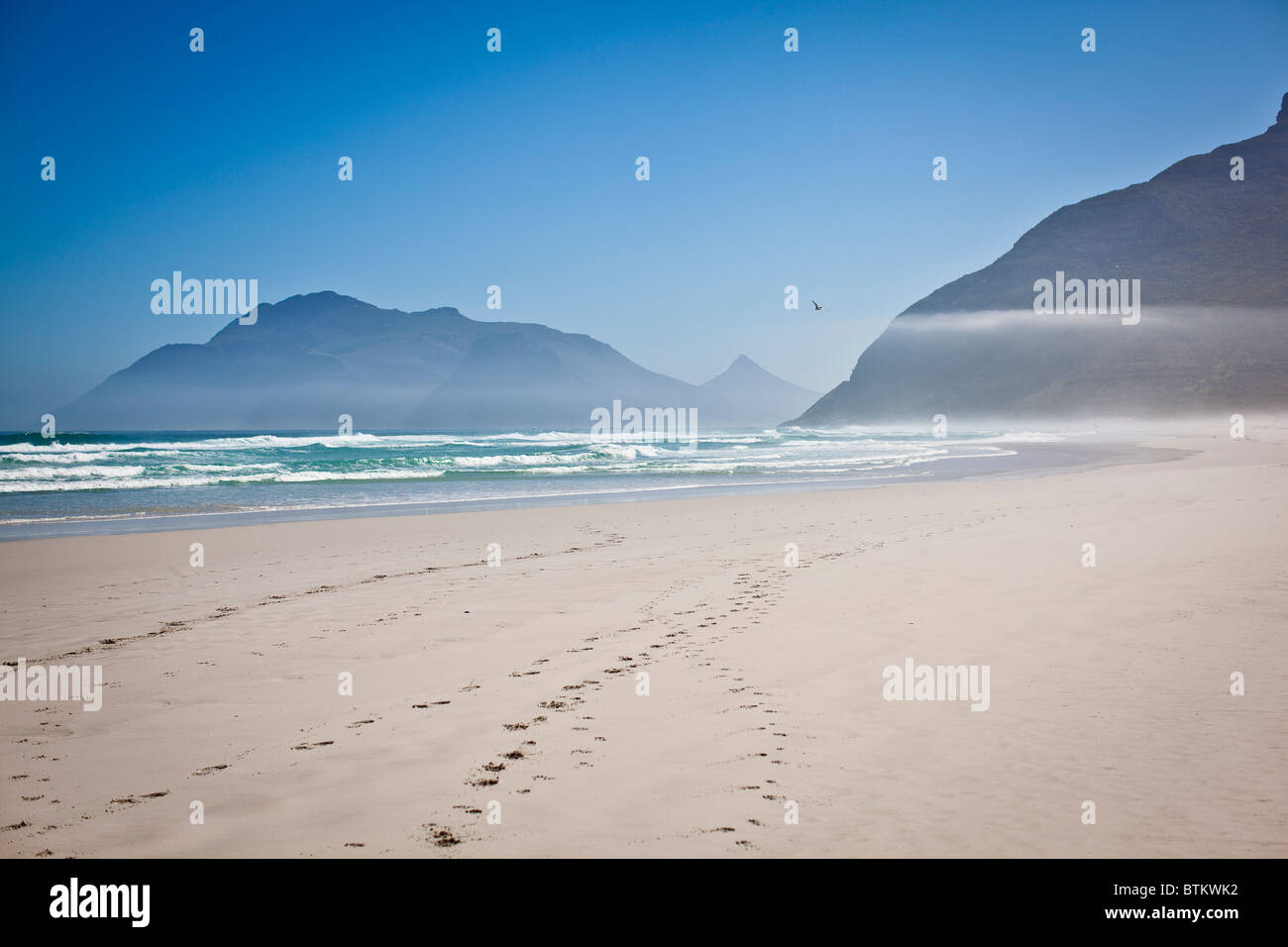 Strand in Nordhoek Stockfoto