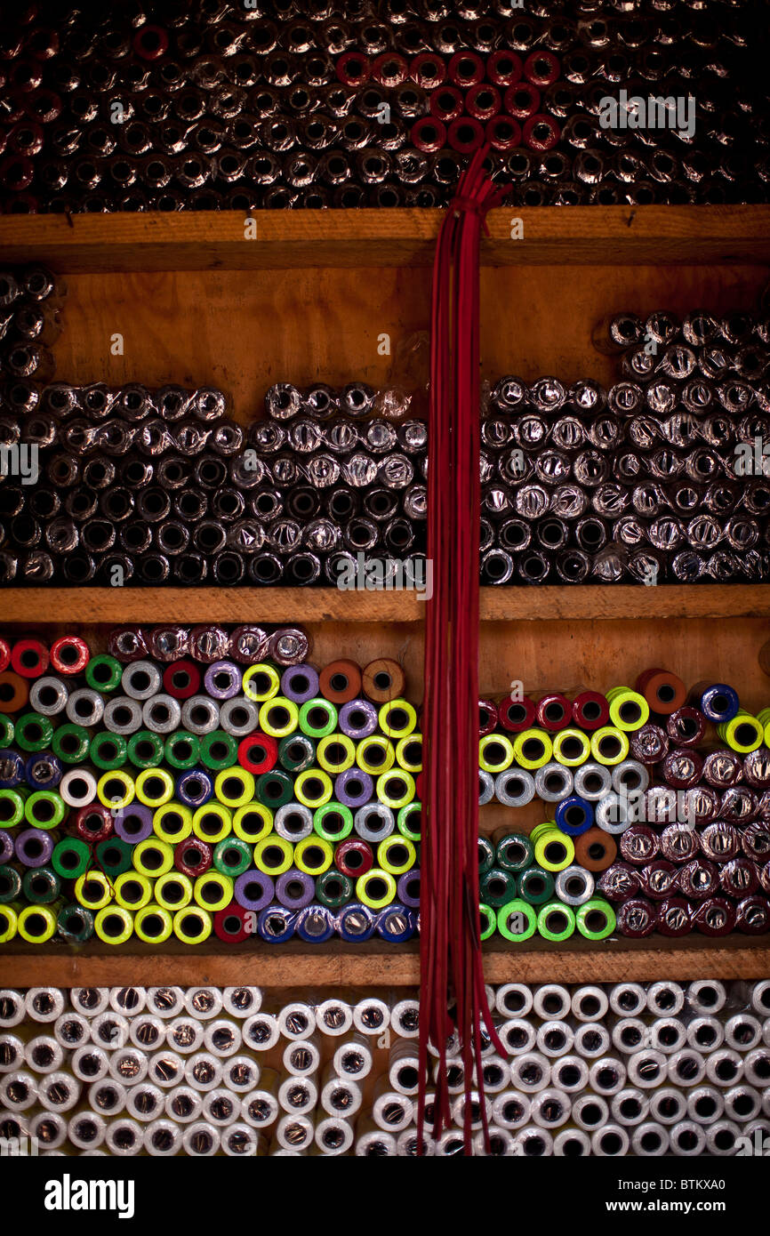 Gewinde für Verkauf Stockfoto