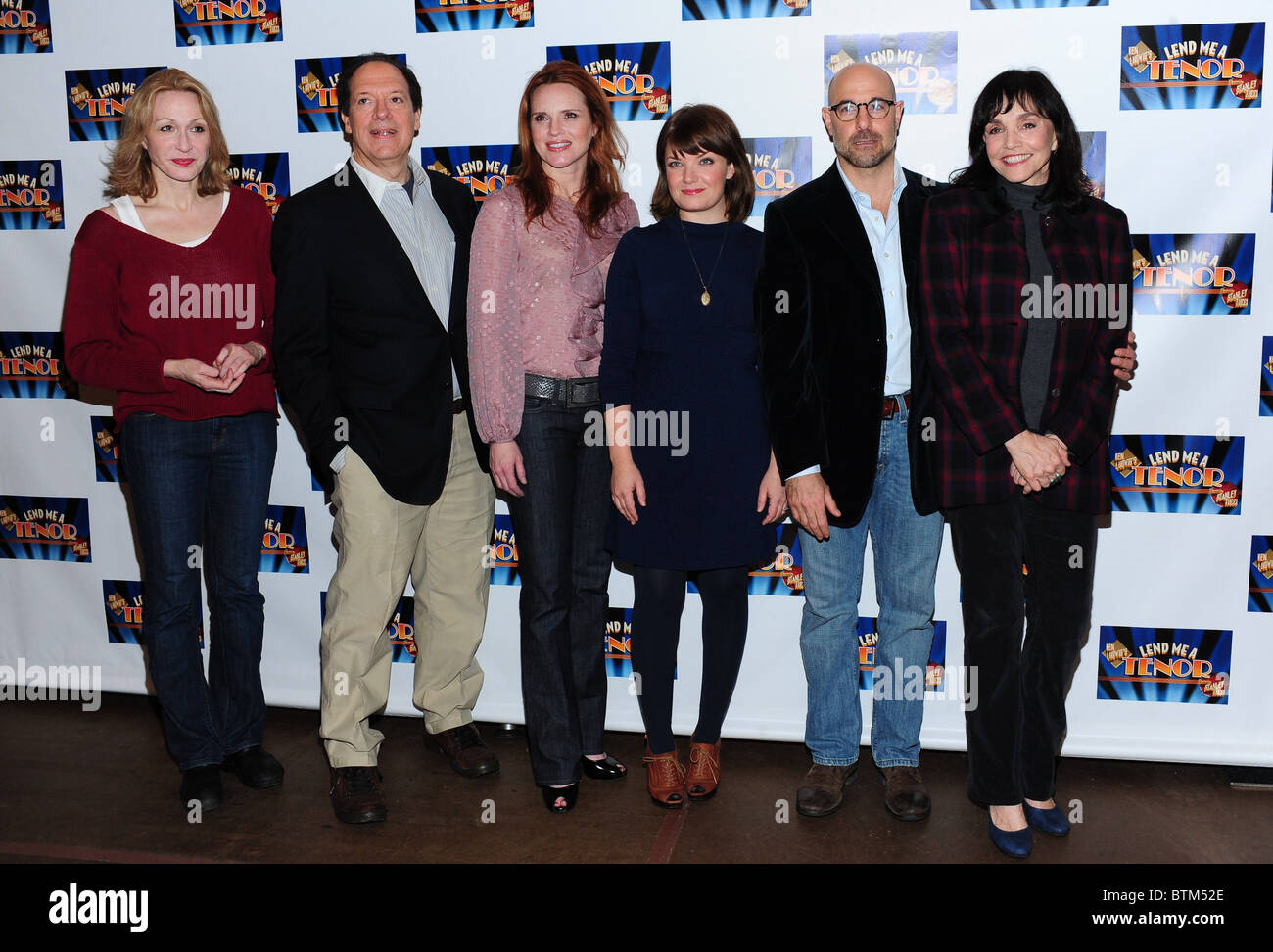 Leih mir eine TENOR-Broadway Cast Fototermin Stockfoto