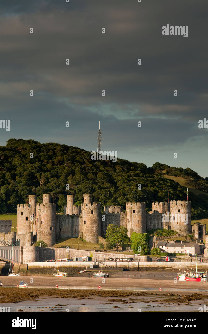 Conwy Castle, Snowdonia, Nordwales Stockfoto