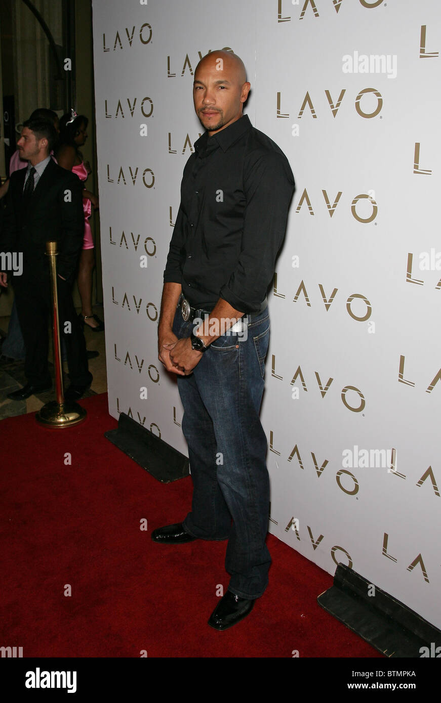 Selita Ebanks Gastgeber im LAVO Stockfoto