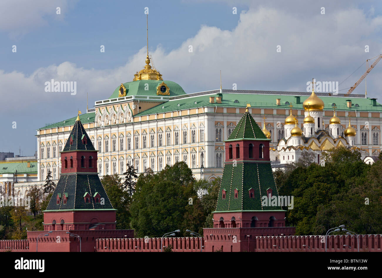 Grand Kremlin Palace, Moskau, Russland wurde 1837-1849 erbaut Stockfoto