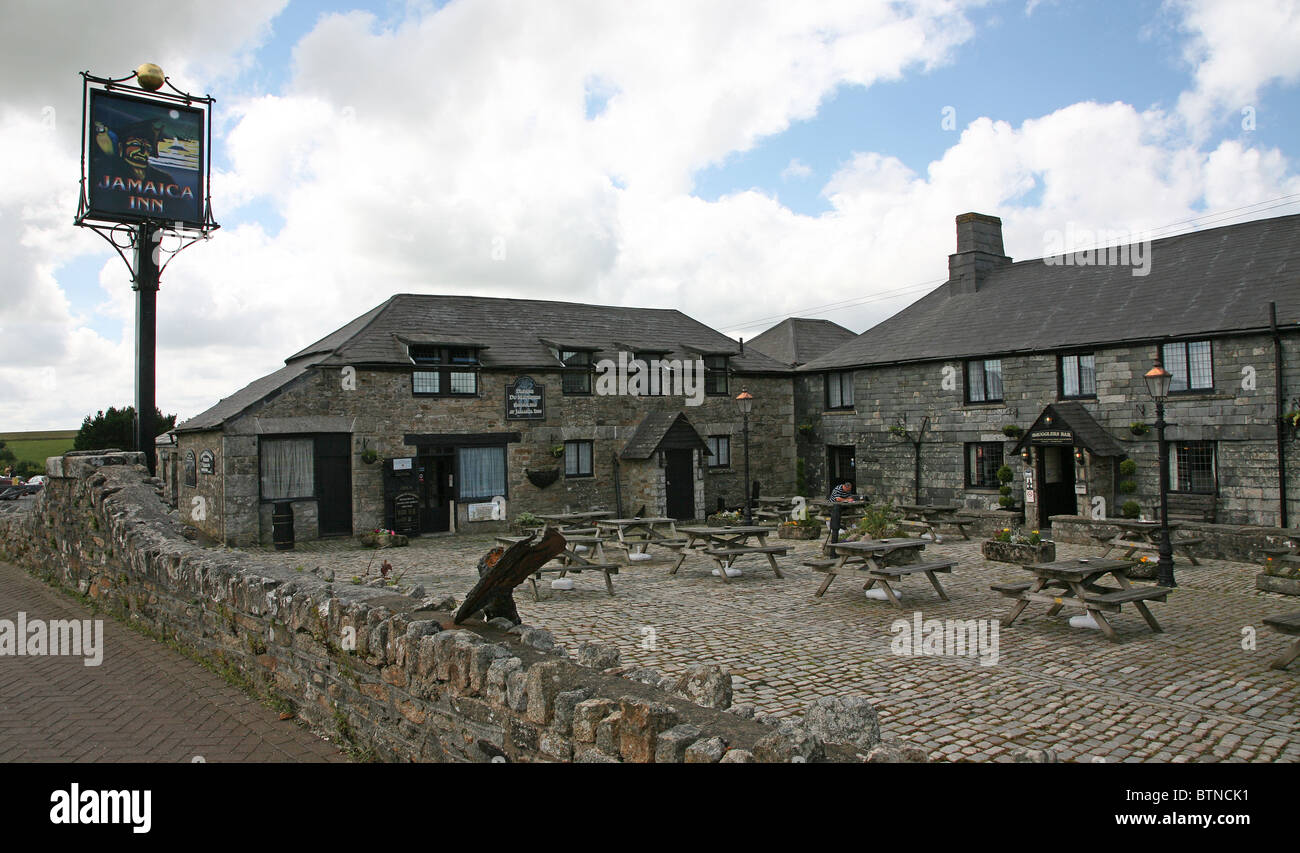 Jamaica Inn Pub, Bolventor, Bodmin Moor, Cornwall, England, UK, die Einstellung für Daphne du Mauriers Roman mit dem gleichen Namen Stockfoto