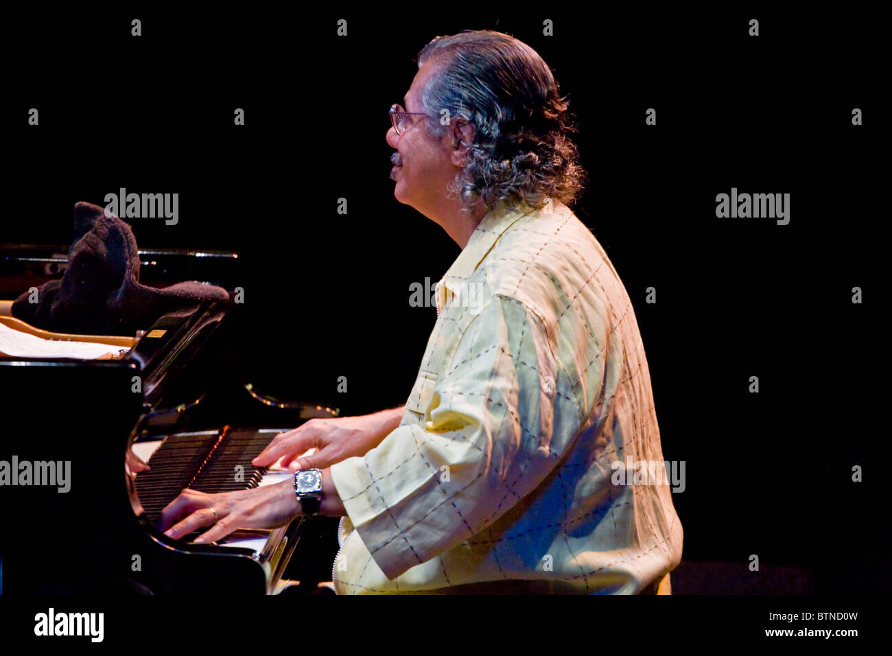 CHICK COREA führt beim MONTEREY JAZZ FESTIVAL 2009 - CALIFORNIA Stockfoto