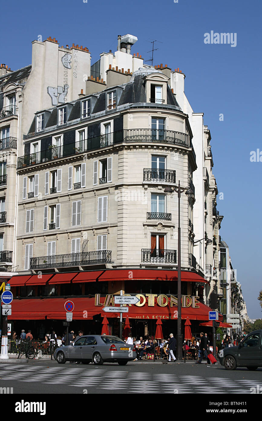 Brasserie-Restaurant, La Rotonde, Paris. Stockfoto