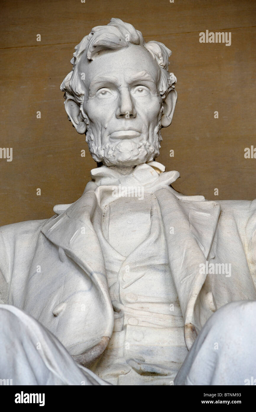 Lincoln Memorial am Ende der National Mall in Washington, District Of Columbia, USA - Washington DC Stockfoto
