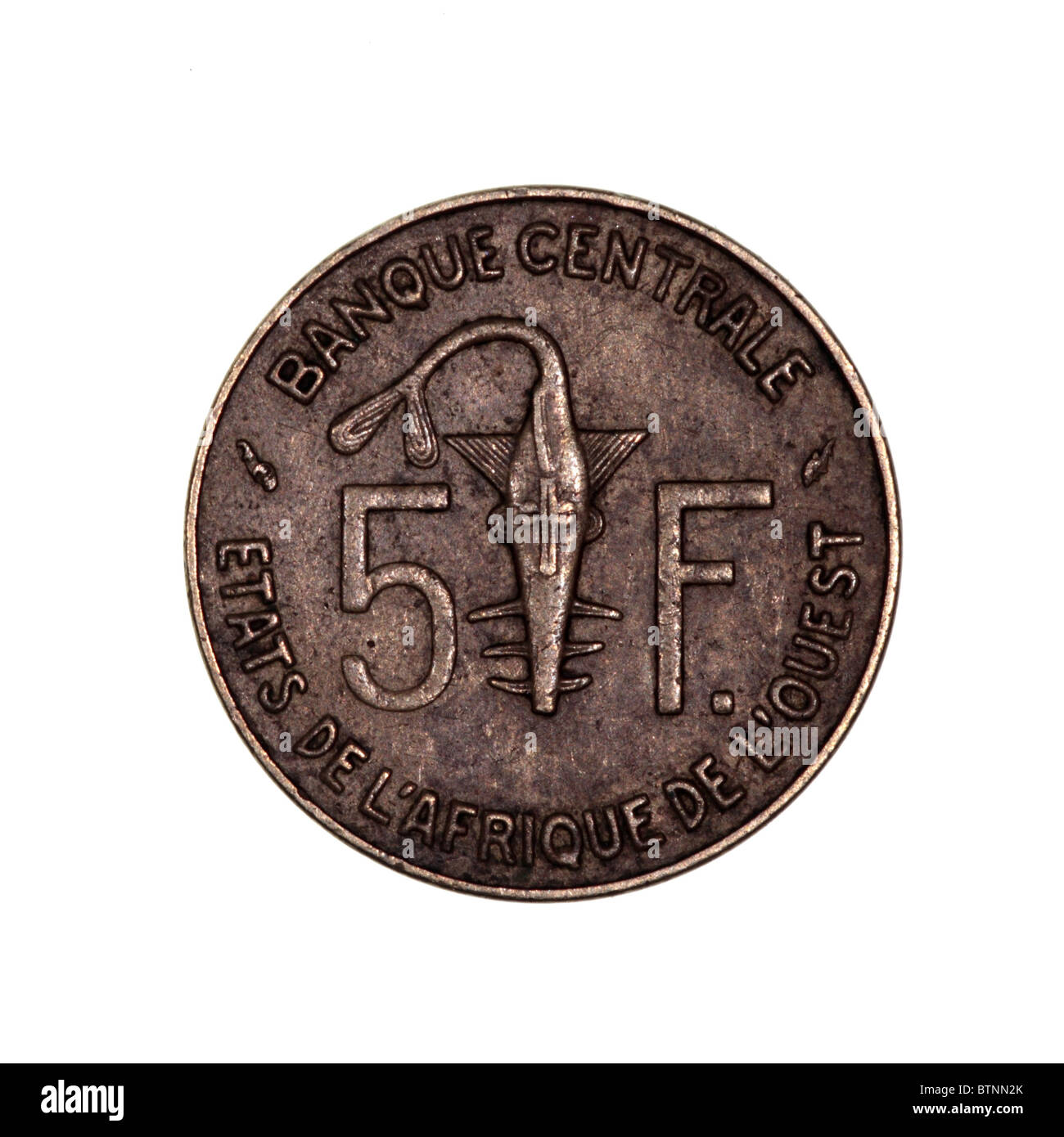 Westafrikanischen CFA-Franc Stockfoto