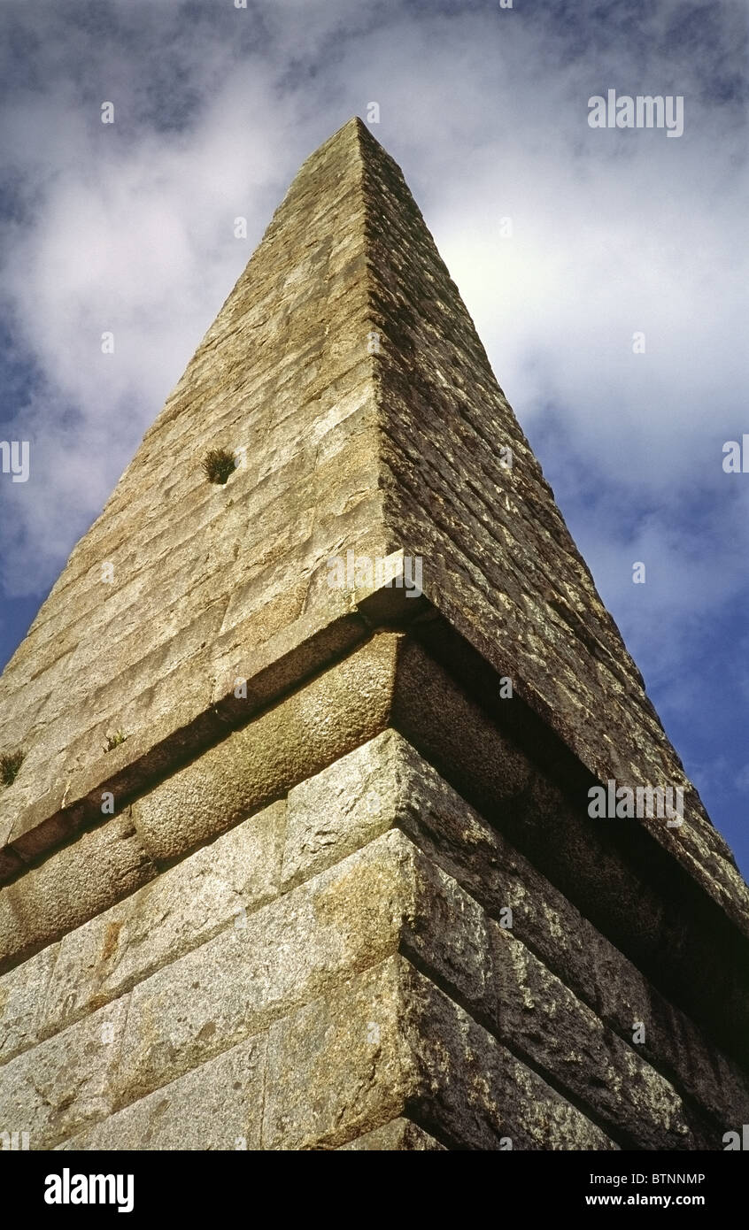 Obelisk Denkmal für Alexander Murray in der Galloway Forest Park, Dumfries and Galloway, Schottland Stockfoto