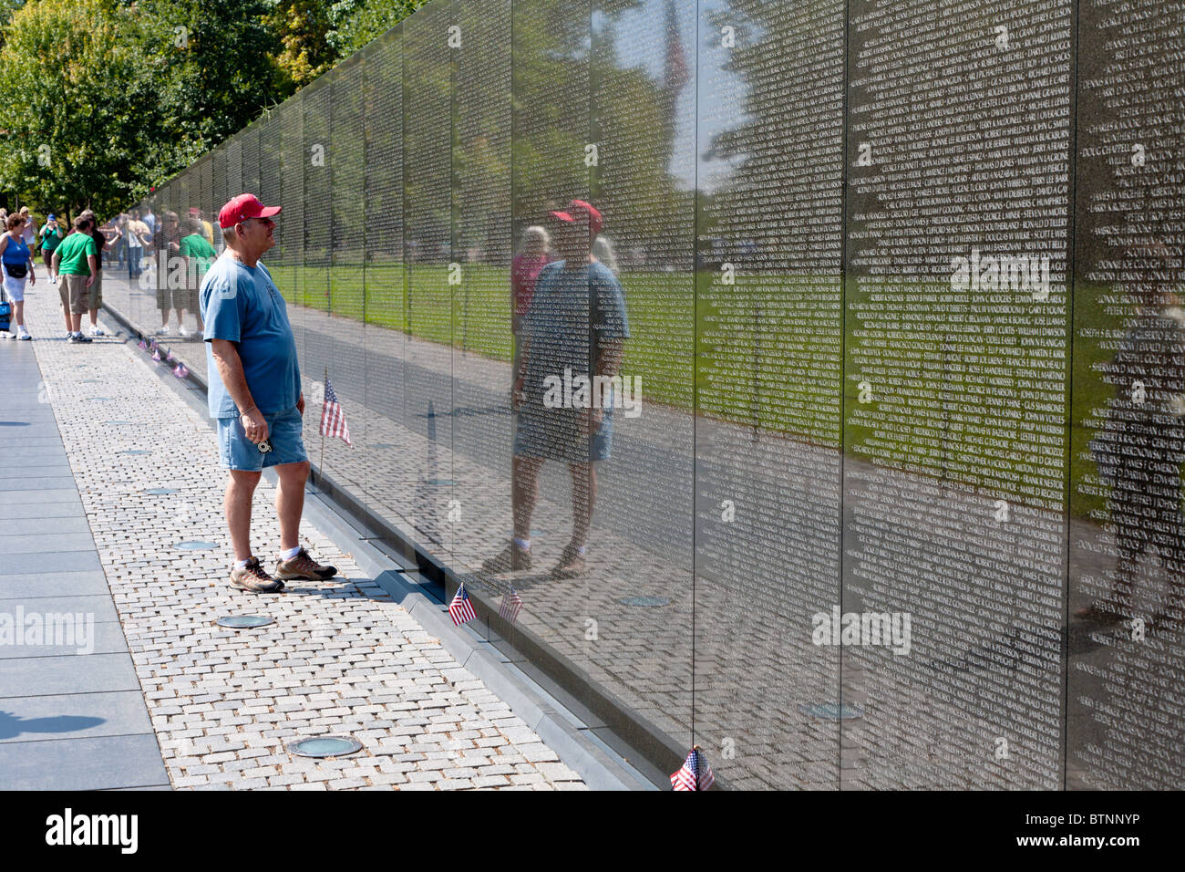 Washington DC - Sep 2009 - Vietnam Veterans Memorial in Washington, D.C. Stockfoto