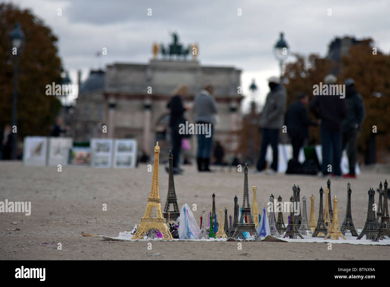 Eiffeltürmen in paris Stockfoto