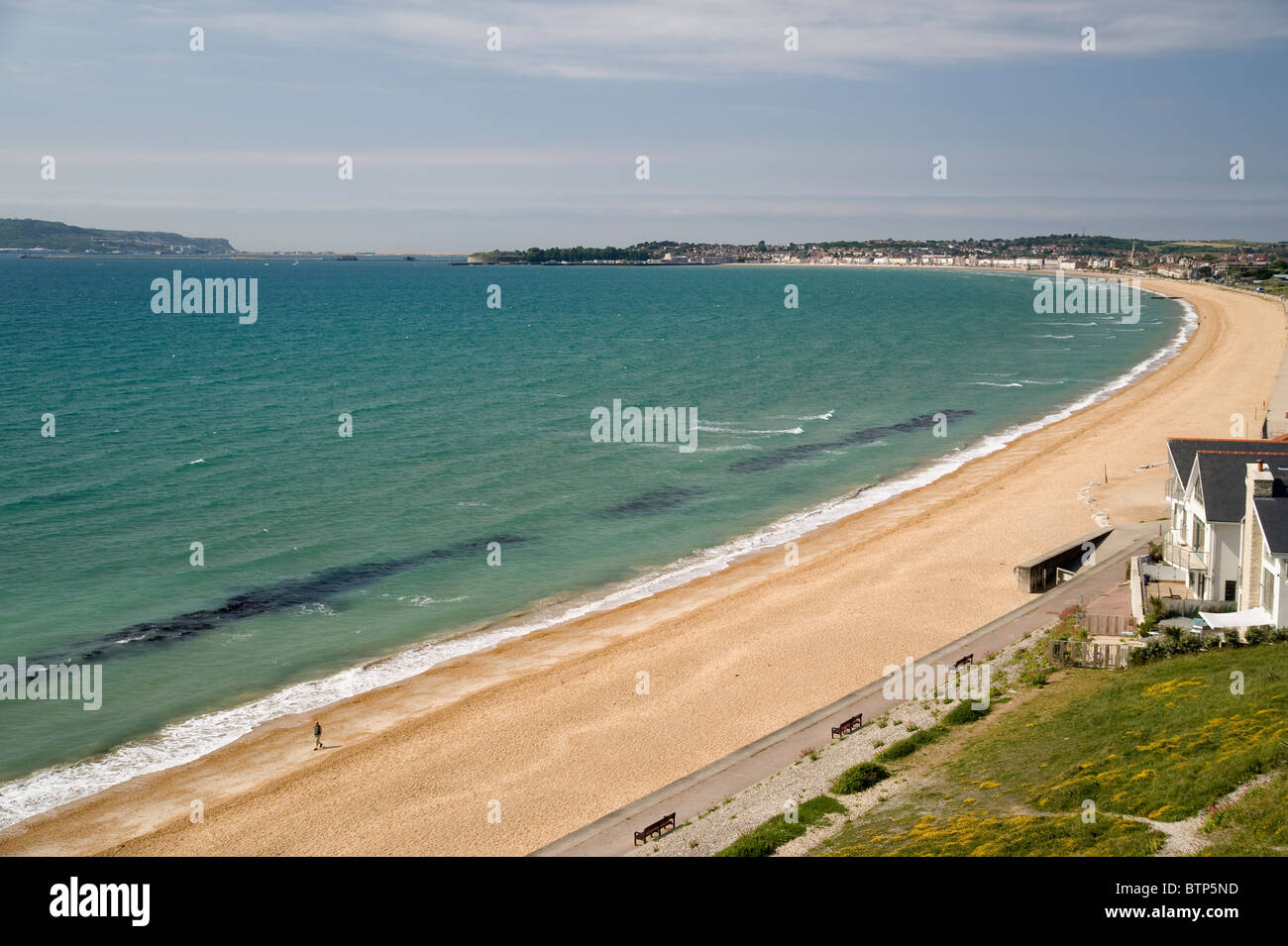 Strand von Weymouth, Dorset, Großbritannien Stockfoto